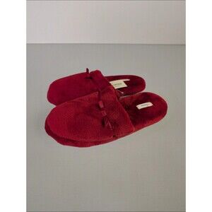 Women's Soma Closed Toe Plush Slide Slippers Ruby Red Medium 7